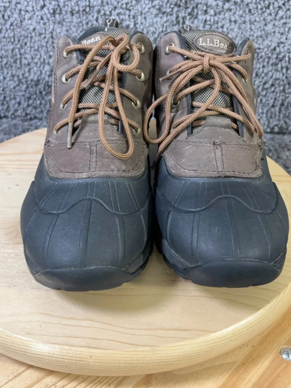 LL Bean Storm Chaser Tek 2.5 Boots Mens Size 10 Leather Waterproof Duck Lace Up